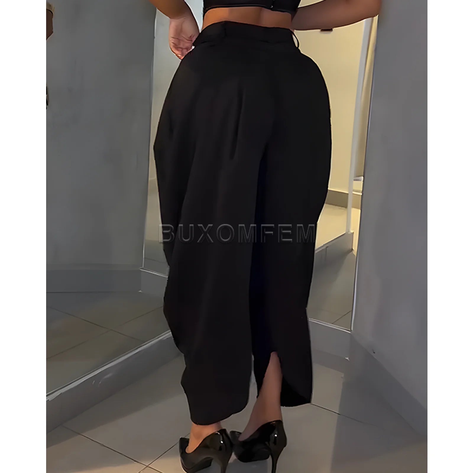 Pleated Loose Pants
